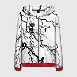 Толстовка 3D на молнии мужская Токийские мстители Tokyo Revengers, цвет: 3D-красный