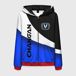 Мужская толстовка на молнии ЧАНГАН - CHANGAN ТРИКОЛОР