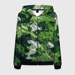 Мужская толстовка на молнии Camouflage Pattern Камуфляж Паттерн