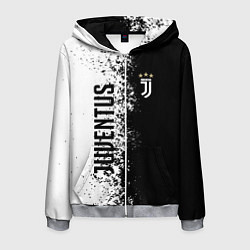 Толстовка 3D на молнии мужская Juventus ювентус 2019, цвет: 3D-меланж