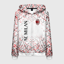 Мужская толстовка на молнии Ac milan logo