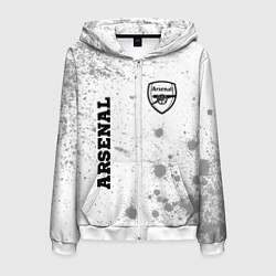 Мужская толстовка на молнии Arsenal Sport на светлом фоне