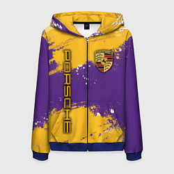 Мужская толстовка на молнии PORSCHE- LAKERS COLORS