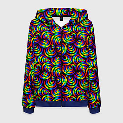 Мужская толстовка на молнии Радостная окружность