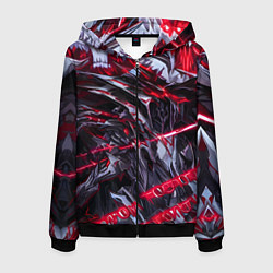 Мужская толстовка на молнии Красная адская броня