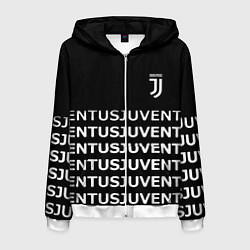 Мужская толстовка на молнии Juventus pattern fc club steel