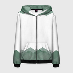 Толстовка 3D на молнии мужская Wild bike, цвет: 3D-черный