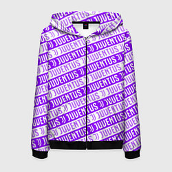 Мужская толстовка на молнии Juventus pattern