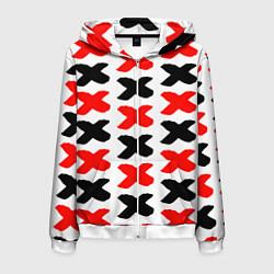 Мужская толстовка на молнии Крестики
