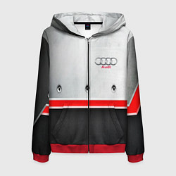 Мужская толстовка на молнии Audi metal sport