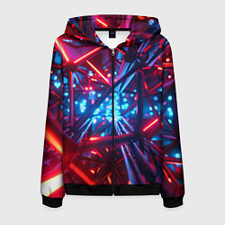 Мужская толстовка на молнии Неоновые трубки