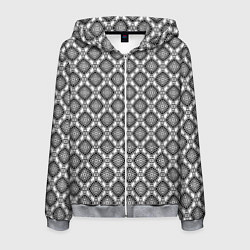Толстовка 3D на молнии мужская Кельтская вышивка, цвет: 3D-меланж