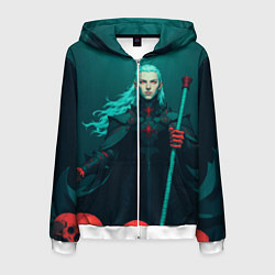 Мужская толстовка на молнии Седовласый некромант