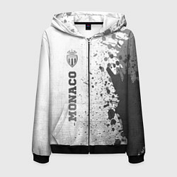 Мужская толстовка на молнии Monaco - white gradient по-вертикали