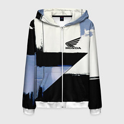 Мужская толстовка на молнии Honda логотип