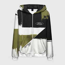 Мужская толстовка на молнии Ford эмблема