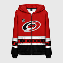 Мужская толстовка на молнии Каролина Харрикейнз хоккей