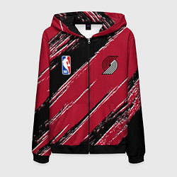 Мужская толстовка на молнии Трэйл Блэйзерс - цвета команды