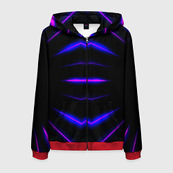 Мужская толстовка на молнии Color black neon