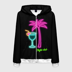 Мужская толстовка на молнии Night club