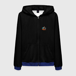 Мужская толстовка на молнии Motocross mountains