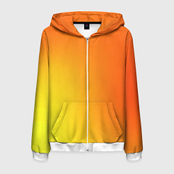 Мужская толстовка на молнии Color orange red