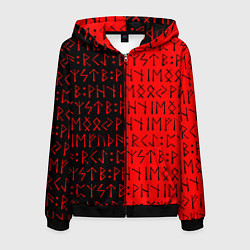 Мужская толстовка на молнии Знаки рун