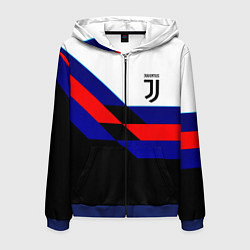 Мужская толстовка на молнии Juventus geometry sport steel