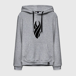 Толстовка-худи хлопковая мужская DEAD SPACE МЁРТВЫЙ КОСМОС, цвет: меланж