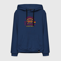Толстовка-худи хлопковая мужская Кливленд Кавальерс НБА, цвет: тёмно-синий