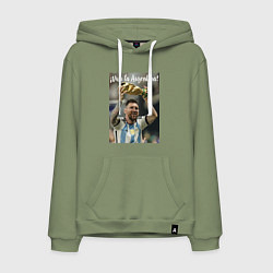 Мужская толстовка-худи Lionel Messi - world champion - Argentina