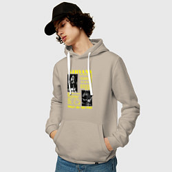 Толстовка-худи хлопковая мужская Nirvana SLTS, цвет: миндальный — фото 2