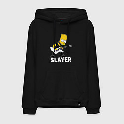 Мужская толстовка-худи Slayer Барт Симпсон рокер