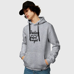 Толстовка-худи хлопковая мужская Ed Sheeran Perfect Lyrics, цвет: меланж — фото 2