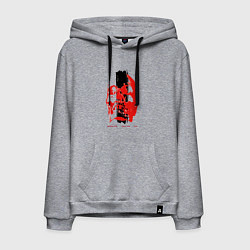 Толстовка-худи хлопковая мужская Depeche Mode - Memento Mori tour skull, цвет: меланж