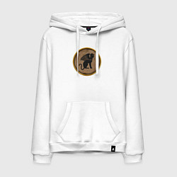 Толстовка-худи хлопковая мужская Мятежники-эллины Rome: Total War, цвет: белый