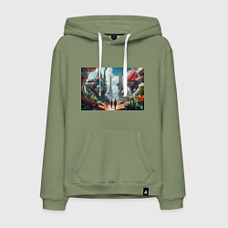 Мужская толстовка-худи Планета фантастика