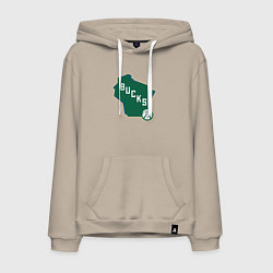 Мужская толстовка-худи Bucks team