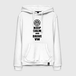 Мужская толстовка-худи Keep Calm & Drive VW