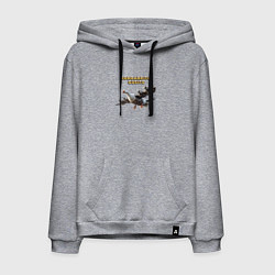 Толстовка-худи хлопковая мужская Bombandito Gusito, цвет: меланж