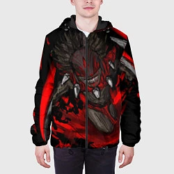 Куртка с капюшоном мужская Bloodseeker Rage, цвет: 3D-черный — фото 2