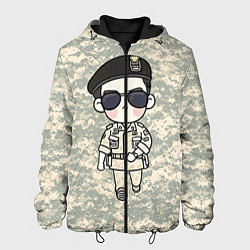 Мужская куртка Song Joong Ki: Camo