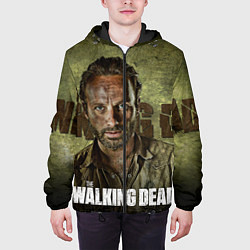 Куртка с капюшоном мужская Ходячие мертвецы: Рик Граймс, цвет: 3D-черный — фото 2