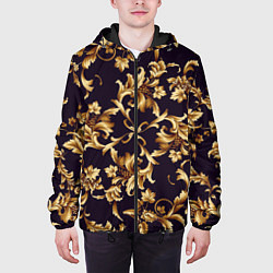 Куртка с капюшоном мужская Style, цвет: 3D-черный — фото 2