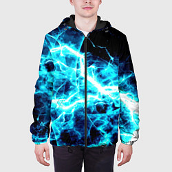 Куртка с капюшоном мужская Energy, цвет: 3D-черный — фото 2