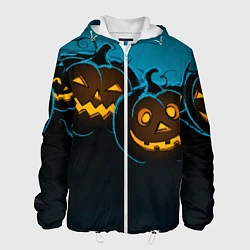 Куртка с капюшоном мужская Halloween3, цвет: 3D-белый