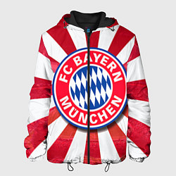 Куртка с капюшоном мужская FC Bayern, цвет: 3D-черный