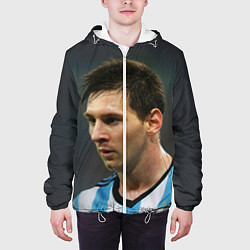 Куртка с капюшоном мужская Leo Messi, цвет: 3D-белый — фото 2