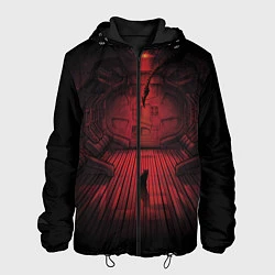 Куртка с капюшоном мужская Alien: Space Ship, цвет: 3D-черный