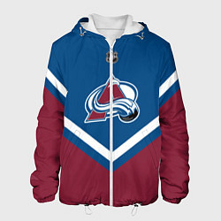 Куртка с капюшоном мужская NHL: Colorado Avalanche, цвет: 3D-белый